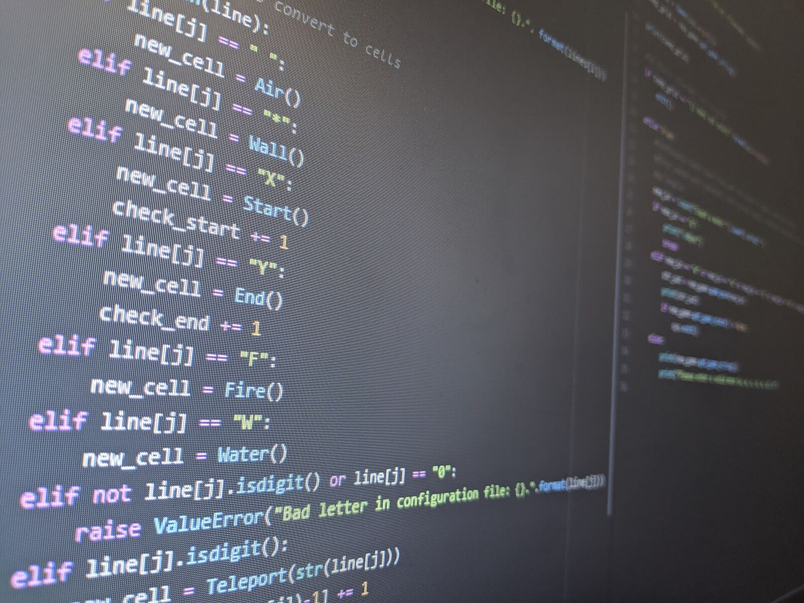 This file shows some example code from a low level programming project.